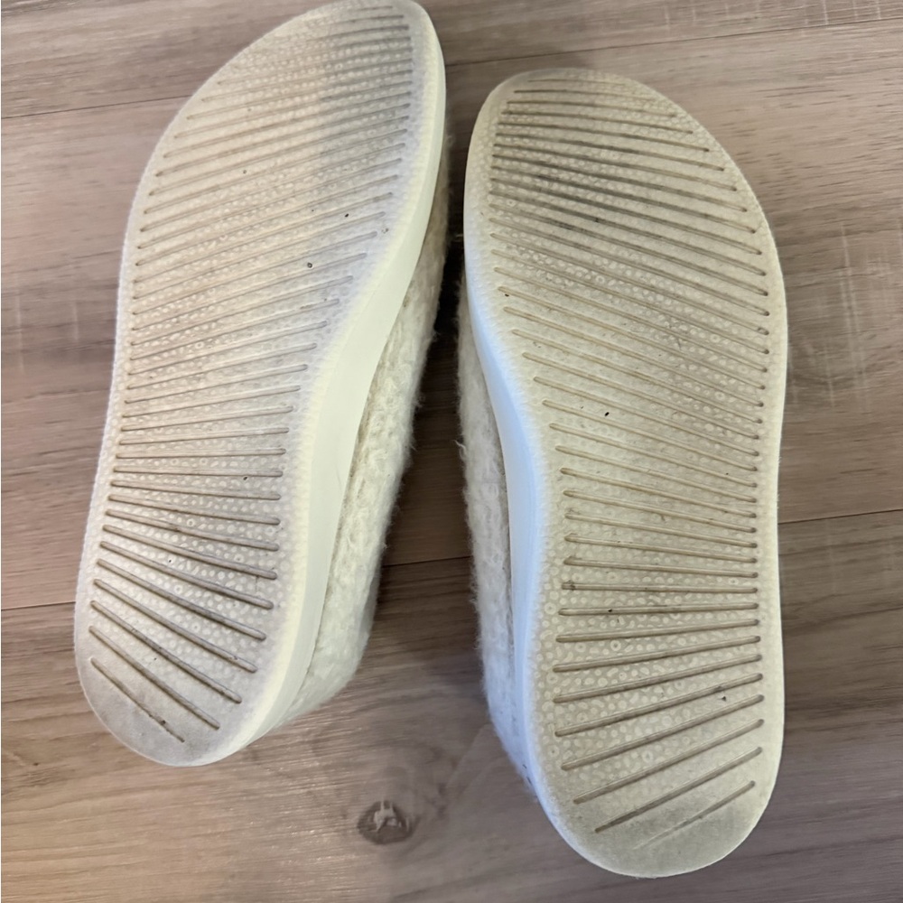 Allbirds Cream Wooo Slip-On Lounger Shoes Size 7 - Picture 5 of 5